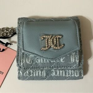 Juicy Couture Blue Quilted Women’s Wallet
